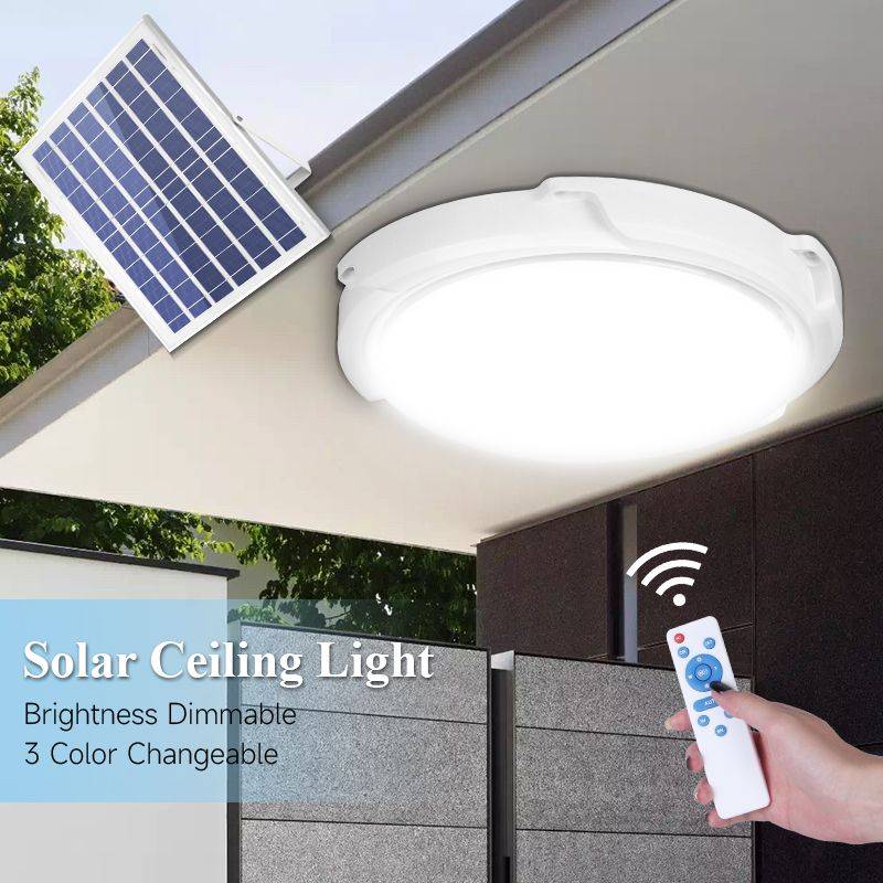 40W LED Solar Ceiling Light With Remote
