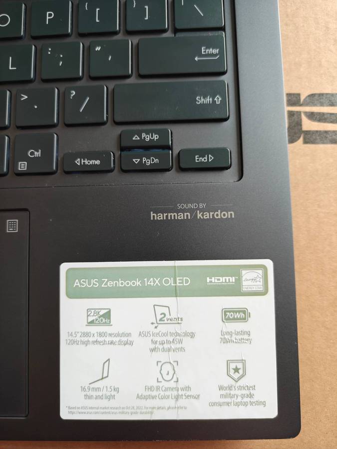 Asus Zenbook 14X Oled