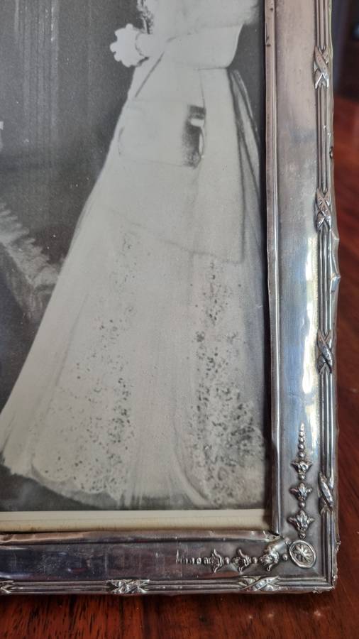 Sterling Silver Picture Frame. Hallmarked 1939. Beautiful antique.