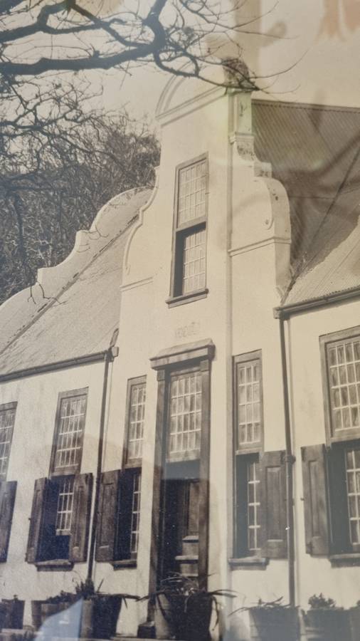 Arthur Elliott SIGNED Real Photograph of  Kronendal Cape Dutch House, Hout Bay, Cape Town, c. 1905