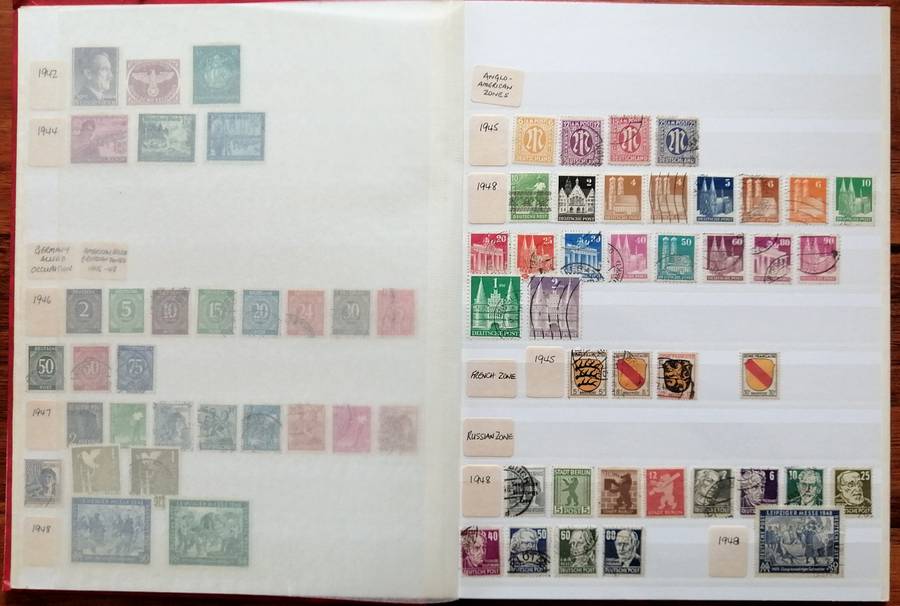 Germany ( various) Collection in 16 pg/32 side Lighthouse stockbook (second Hand) mostly used