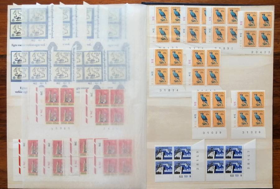 RSA 1st Definitives Various printings collection in 16 pg/ 32 side Pronto Controls album