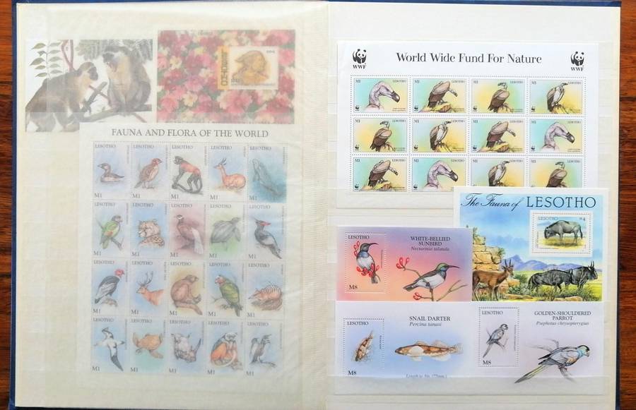 Lovely Lesotho Minisheets collection(Superb) in good nick lesotho stockbook - some modern material