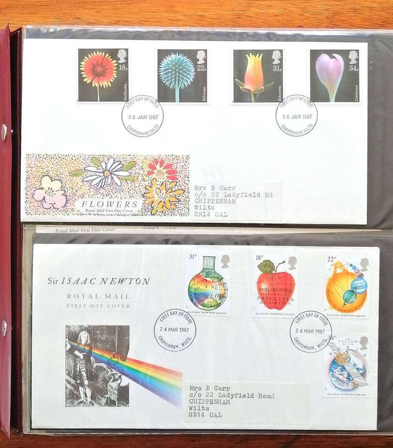 G.B. 1980s to 1990 38 x Fresh Covers in album (album 1 of 2 )