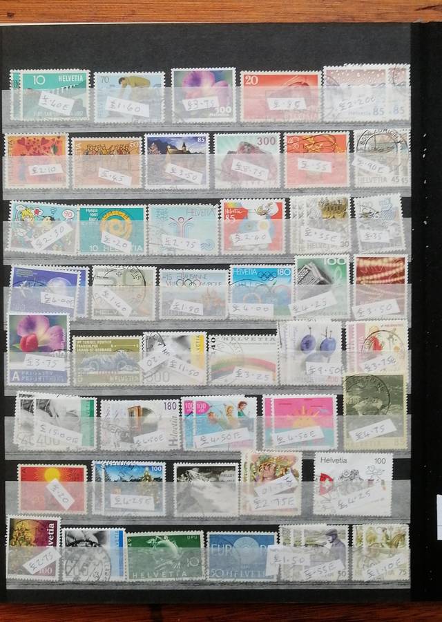 Helvitia - Switzerland Used collection in stockbook - decent CV