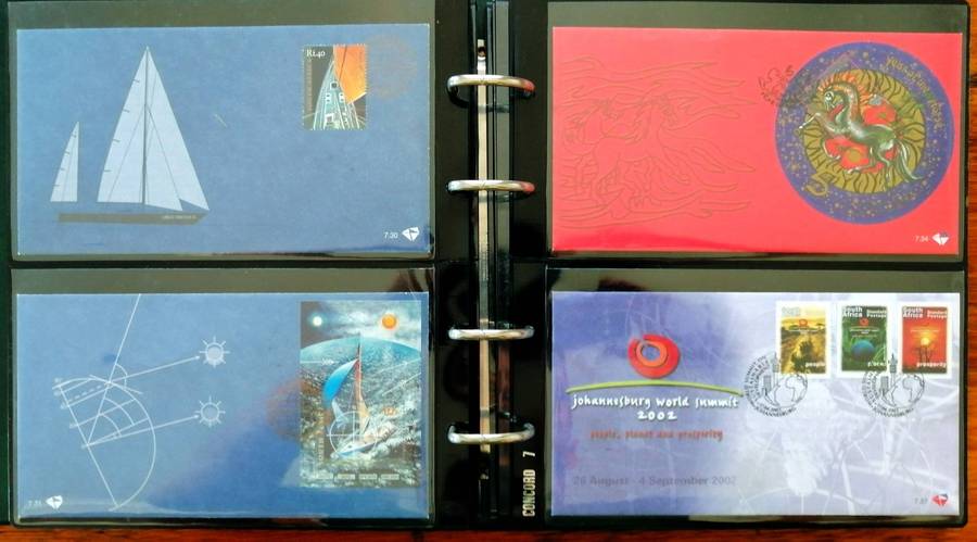 RSA 90s/2000s collection in Binder album - covers, sheetlets etc - 50 items - Fresh !