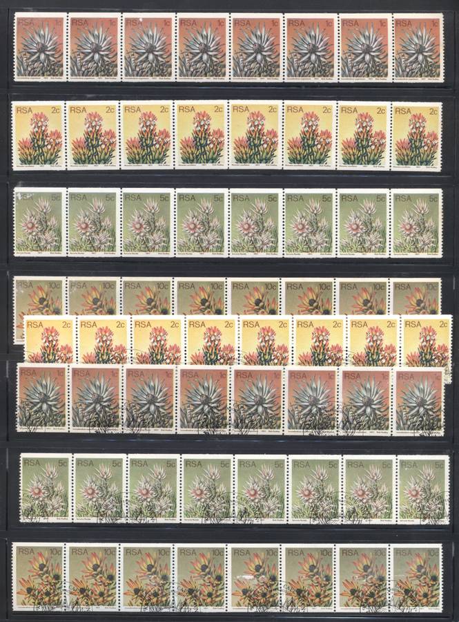 RSA Proteas Controls full sets of 17 in A & B + Coil strips - see 4 scans