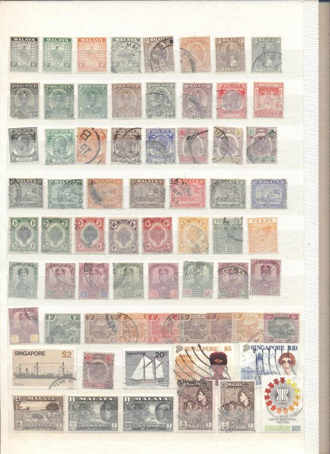 Asias (Malaya, Ceylon, indonesia etc ) , South americas , Ireland etc in 16pg/32 side stockbook