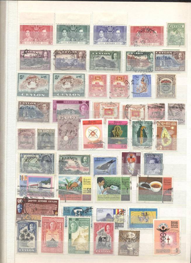 Asias (Malaya, Ceylon, indonesia etc ) , South americas , Ireland etc in 16pg/32 side stockbook