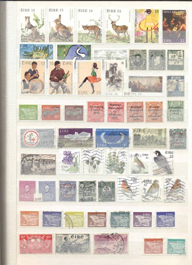 Asias (Malaya, Ceylon, indonesia etc ) , South americas , Ireland etc in 16pg/32 side stockbook