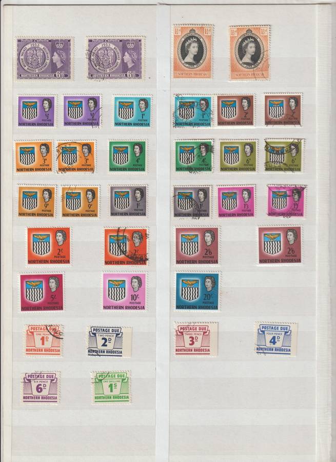 Northern Rhodesia 1925 -1963 Selection.*m, *u, Good CV. See Scans.