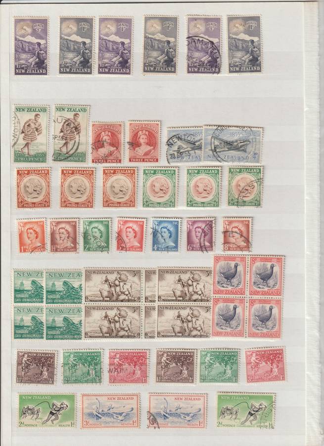 New Zealand 1900's good CV SELECTION **m,*m,u . See Scans.