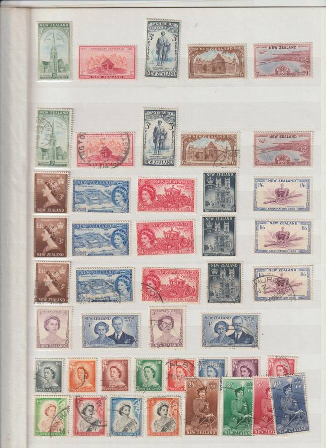 New Zealand 1900's good CV SELECTION **m,*m,u . See Scans.