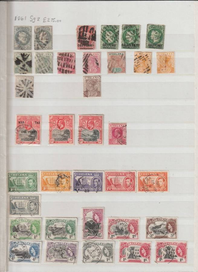 St Helena 1861 - 1953 Stamp Selection * Used. See Scan.