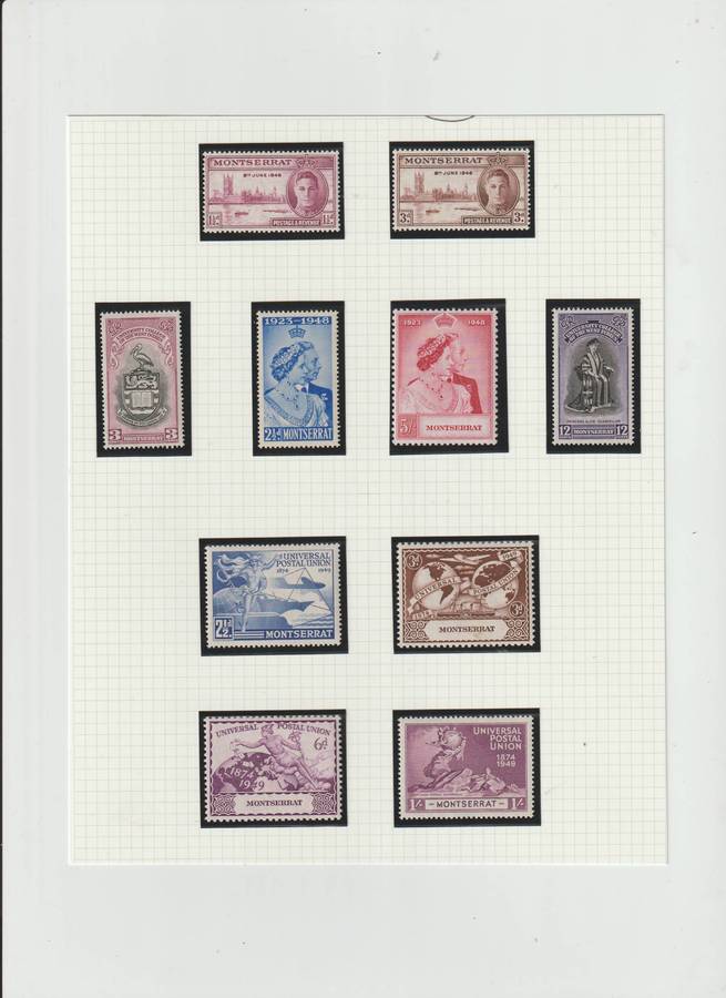 Monserat 1946 - 1949 selection *m. See Scan.