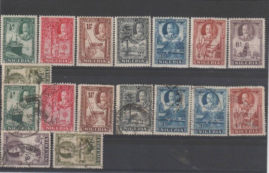Nigeria 1936 - 1960 ** M, *M, *U. Good CV See Scans.
