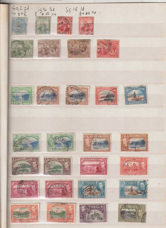 Trinidad, Tobago 1879, 1969 *M, Used selection. See Scans.