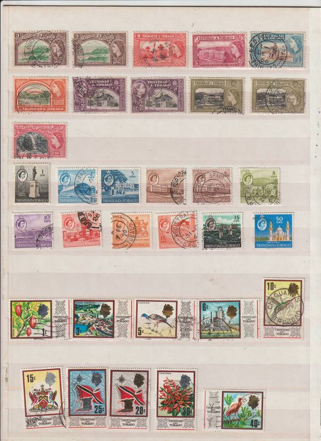 Trinidad, Tobago 1879, 1969 *M, Used selection. See Scans.