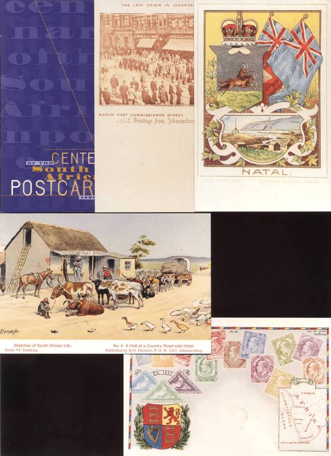 RSA 1996 - 100 years of postcards - full set of 10 postcards - FRESH