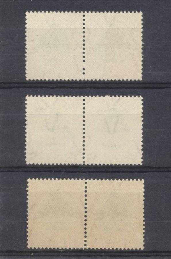 1933/48 CC 60a Type II 6d - Superb unmounted pairs x 3 - CV R 3000.00