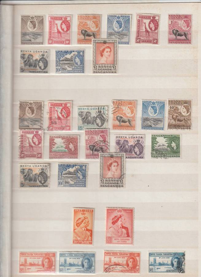 KUT 1954 -1960 QEII *m, used Good value selection . See Scans.