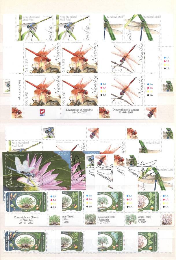 Namibia 2007 Selection - Superb UMM & Used - CV R 3000+ - see 4 scans