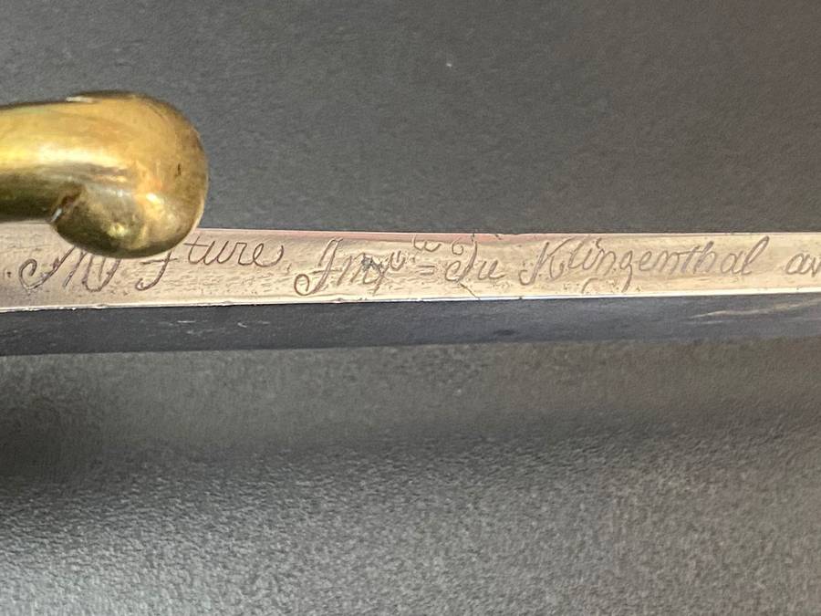 FRENCH INFANTRY SHORT SWORD OR BRIQUET SABER MODEL 1802 (ANX1) OF THE INFANTRY OF THE FIRST FRENCH E