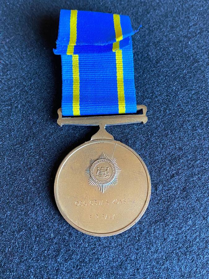 POLICE 75TH ANIVERSARY-FULL SIZE MEDAL