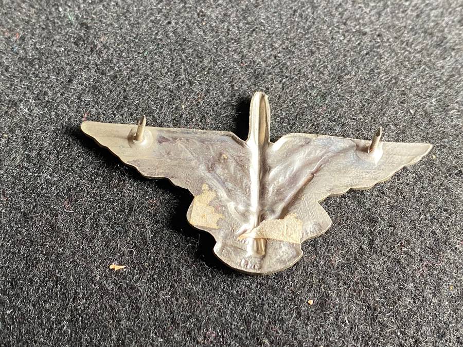 CISKEI SWORD OF NATION (SPECIAL FORCES) BERET BADGE(SMALLER TYPE) MARCH 1982- 2 PINS
