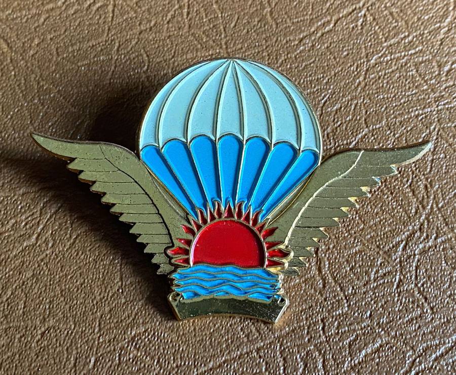 MALAWI-GOLD BASIC PARA WING FOR OFFICERS -ISSUED MARCH 1995- 2 PINS