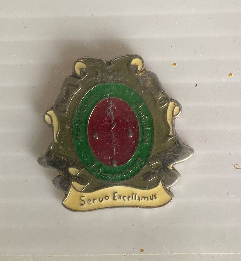 JOHANNESBURG FIRE BRIGADE BADGES AND RANKS-SOLD TOGETHER