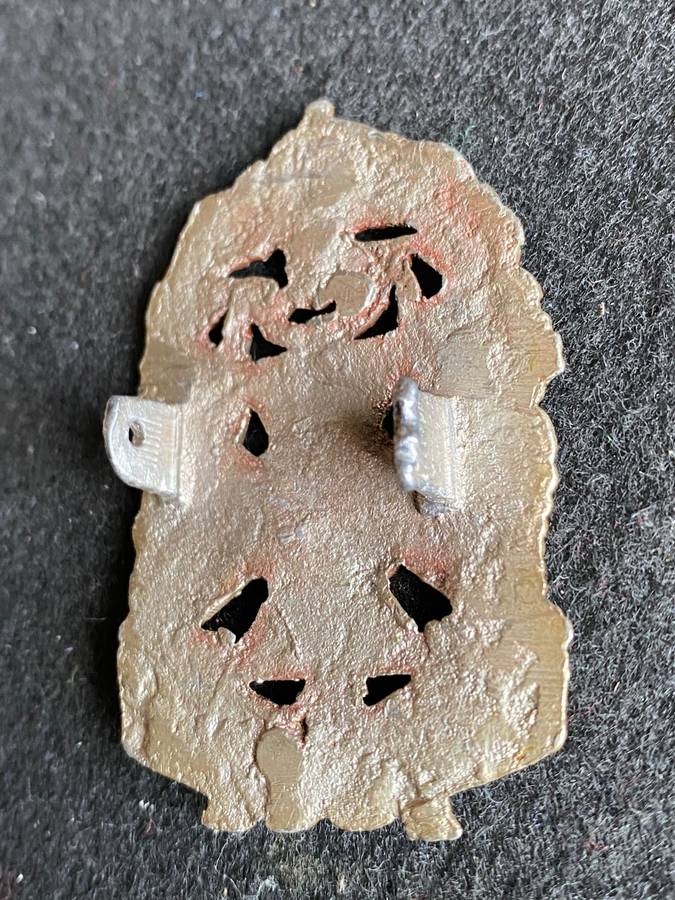 WITWATERSRAND RIFLES TAMO SHANTER BADGE- 2 LUGS-WW2