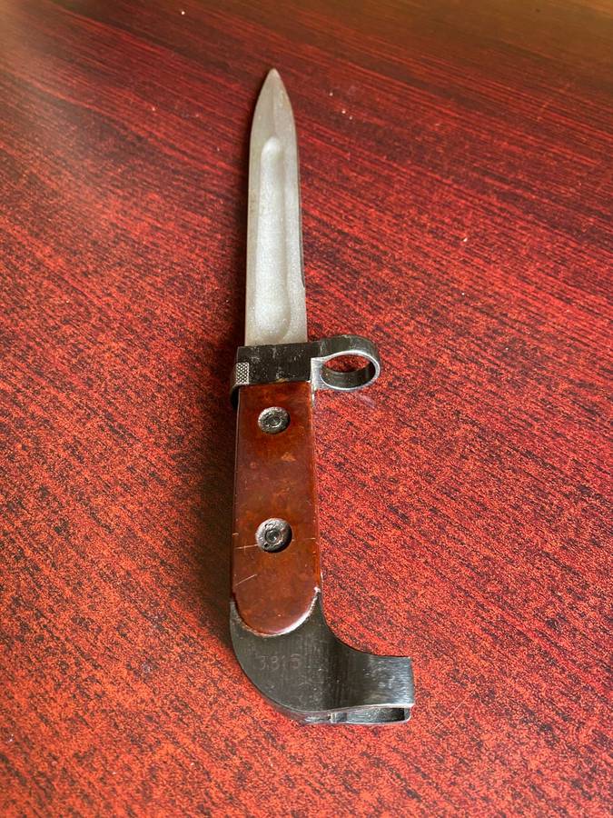 RUSSIAN AK 47 BAYONET- NO SCABBARD