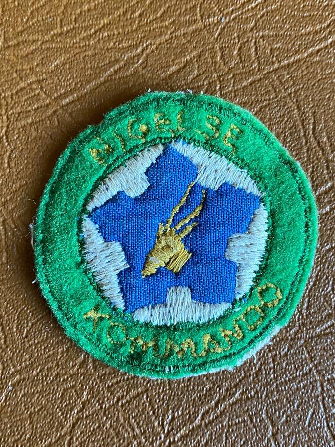 EARLY NIGEL COMMANDO CLOTH FLASH