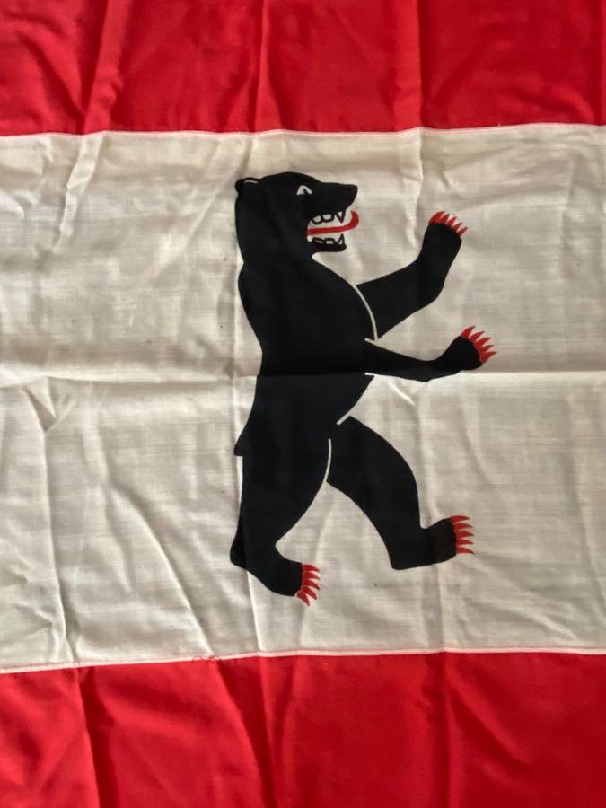 Berlin City Cotton Flag Measures 97x150