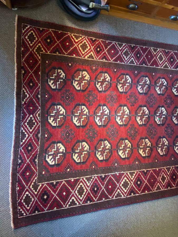 AUTHENTIC HAND KNOTTED HAMADAN PERSIAN CARPET-DIMENSIONS 280X 120CM