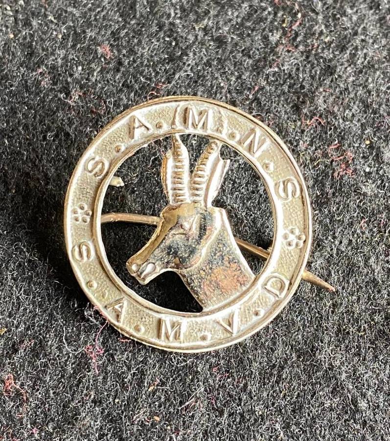 SA MILITARY NURSING SERVICE,BADGE-WORN 1940-1962