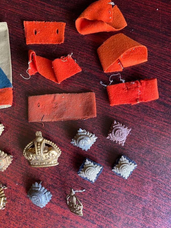 SELECTION OF AUTHENTIC WW2 RANKS