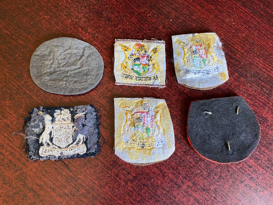 SADF MIXED LOT OF RANKS-WO 1 AND 2