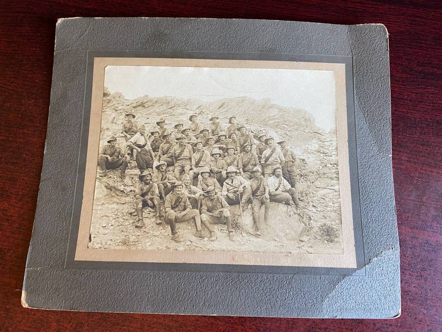 ORIGINAL BOER WAR PHOTO ACTUAL PHOTO MEASURES 21,5 X 17,5 CM