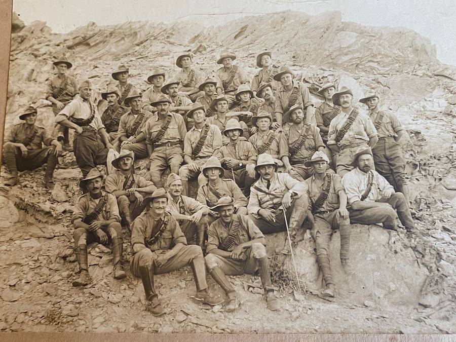 ORIGINAL BOER WAR PHOTO ACTUAL PHOTO MEASURES 21,5 X 17,5 CM