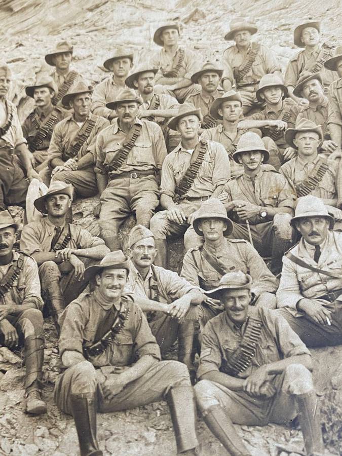 ORIGINAL BOER WAR PHOTO ACTUAL PHOTO MEASURES 21,5 X 17,5 CM