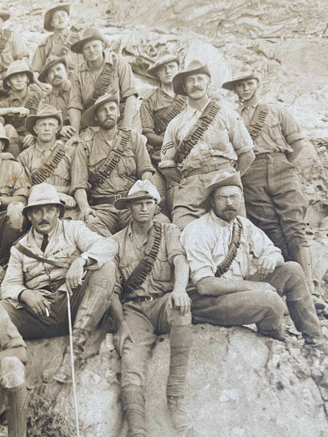 ORIGINAL BOER WAR PHOTO ACTUAL PHOTO MEASURES 21,5 X 17,5 CM