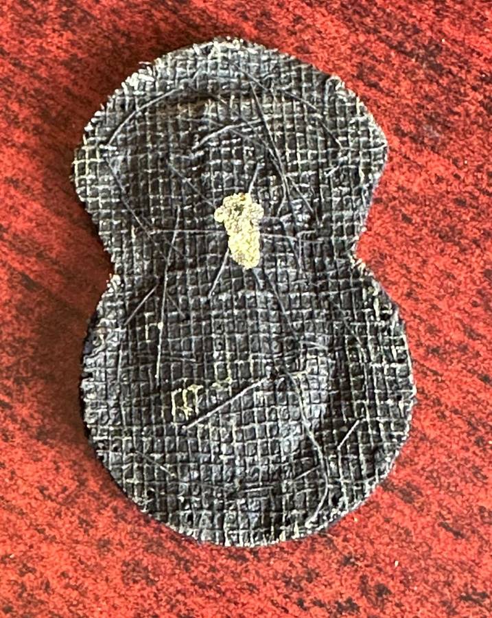 SA NAVY/ROYAL NAVY VOLUNTEER RESERVE SOUTH AFRICA PO'S CAP BADGE-WORN 1936-1952- SCARCE