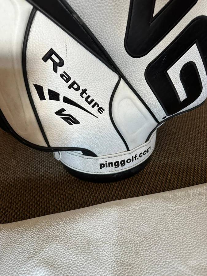 PING G10 DLX CART BAG-PRO CIRCUIT-THIS BAG IS IN VERY GOOD CONDITION,WITH ALL ZIPS WORKING-COMES WIT