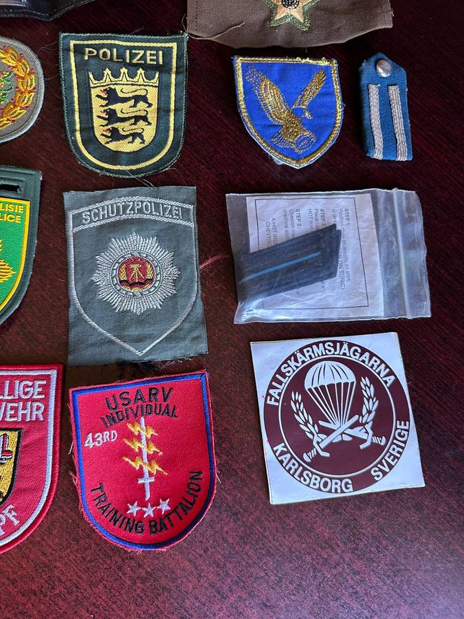 Mixed police and military lot - sold together