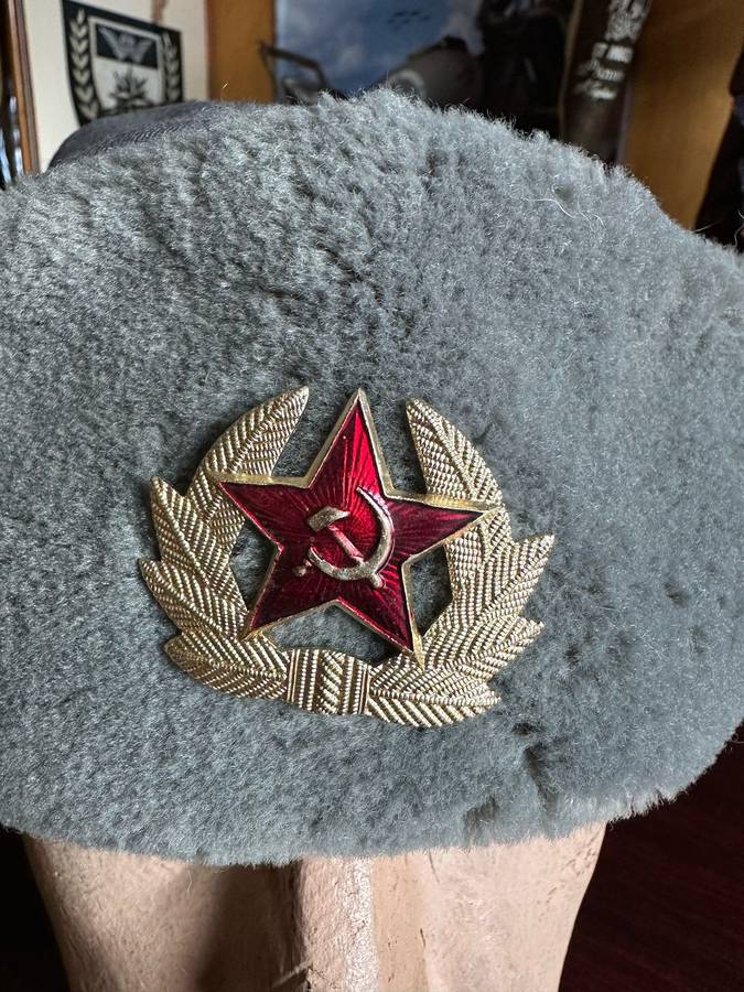 ORIGINAL RUSSIAN USHANKA (AUTHENTIC) MILITARY- SIZE 57