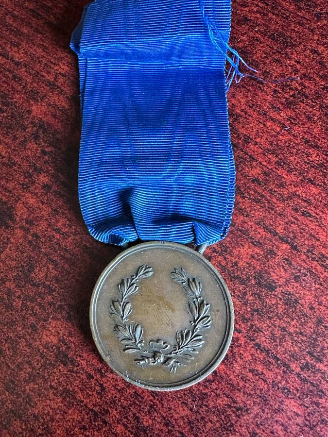 ITALIAN BRONZE MEDAL OF MILITARY VALOR (MEDAGLIA D'ARGENTO AL VALOR MILITARE)