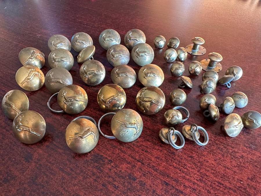 BRASS SA INFANTRY TUNIC BUTTONS