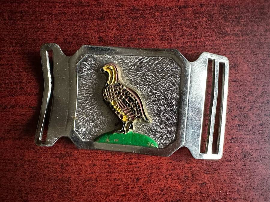 BLOEMFONTEIN DISTRICT COMMANDO BELT BUCKLE-DAMAGED-NEED REPAIRS- SCARCE